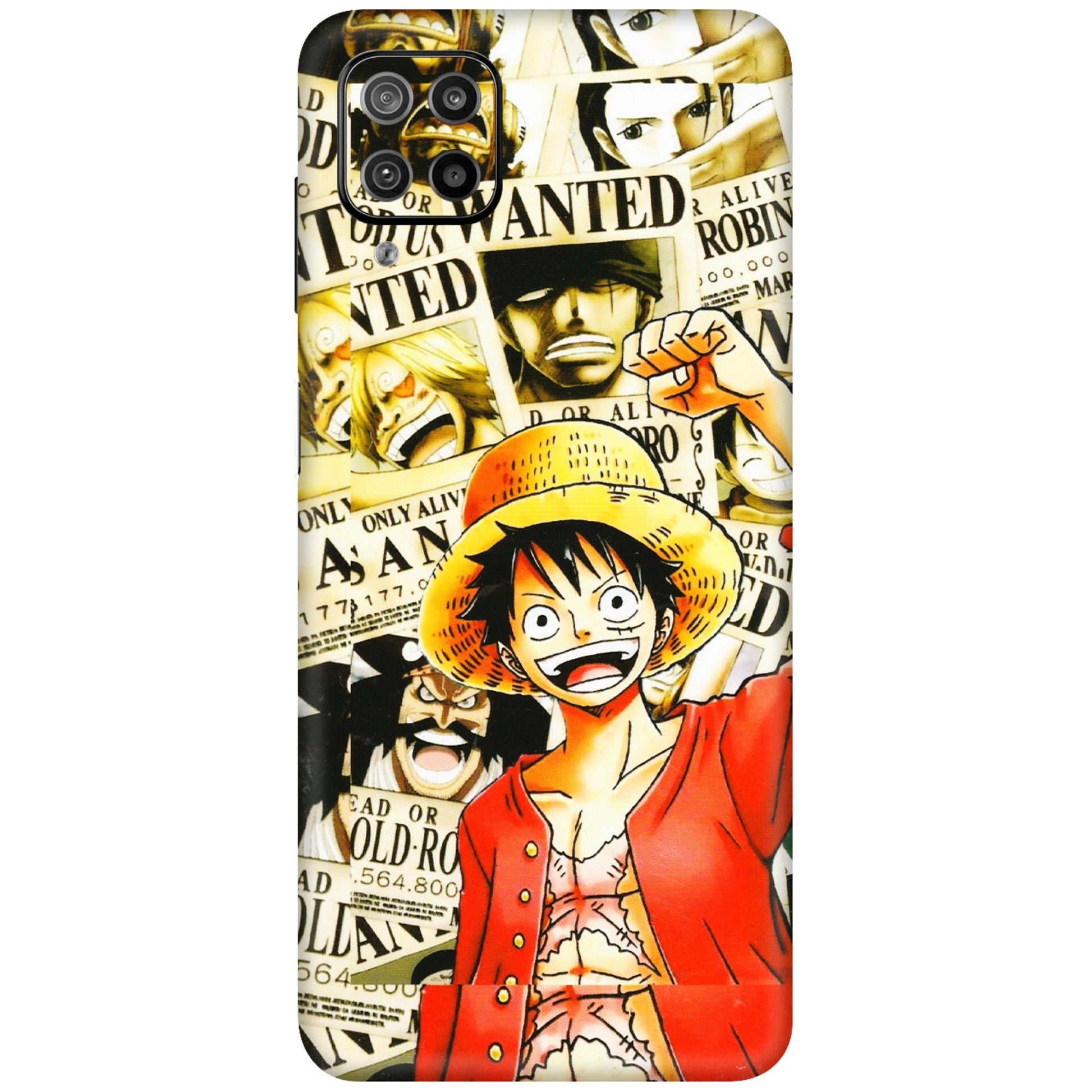 Samsung M/F/Note/Flip and C Phone Skins (All Models) - Luffy Anime - 3D Embossed Finish (L-177) Samsung Galaxy F12