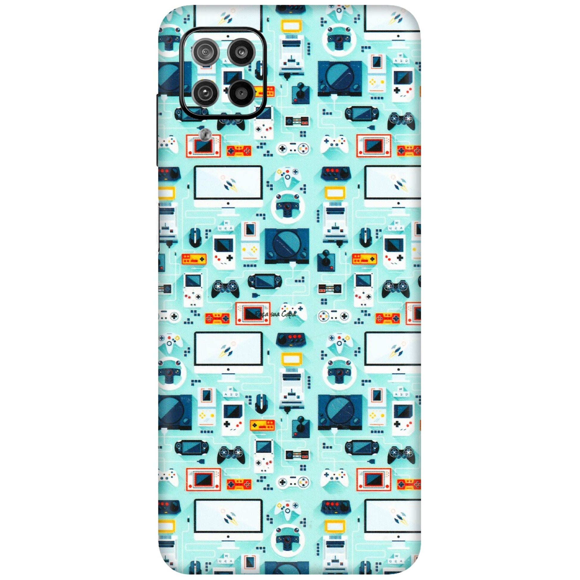 Samsung M/F/Note/Flip and C Phone Skins (All Models) - Gadgets Doodle - 3D Embossed Finish (L-184) Samsung Galaxy F12
