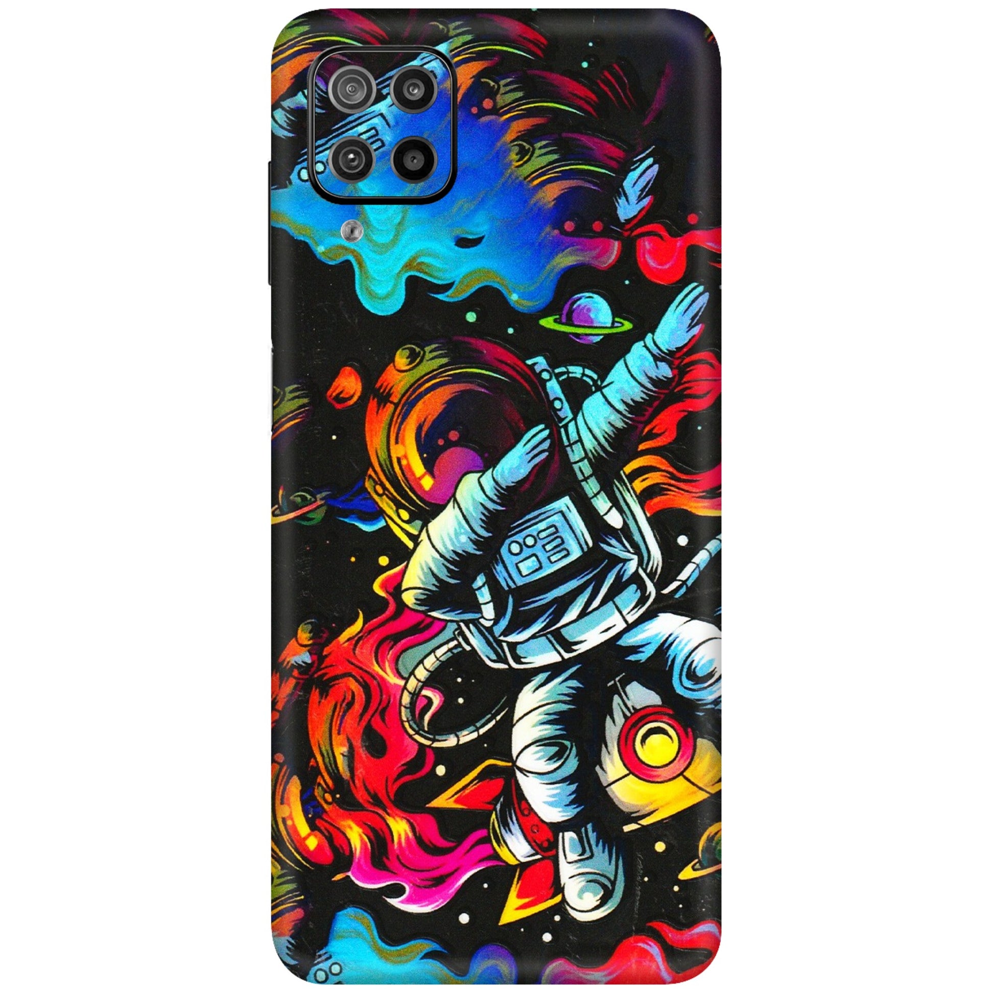 Samsung M/F/Note/Flip and C Phone Skins (All Models) - Astronaut Dope - 3D Embossed Finish (L-191) Samsung Galaxy F12