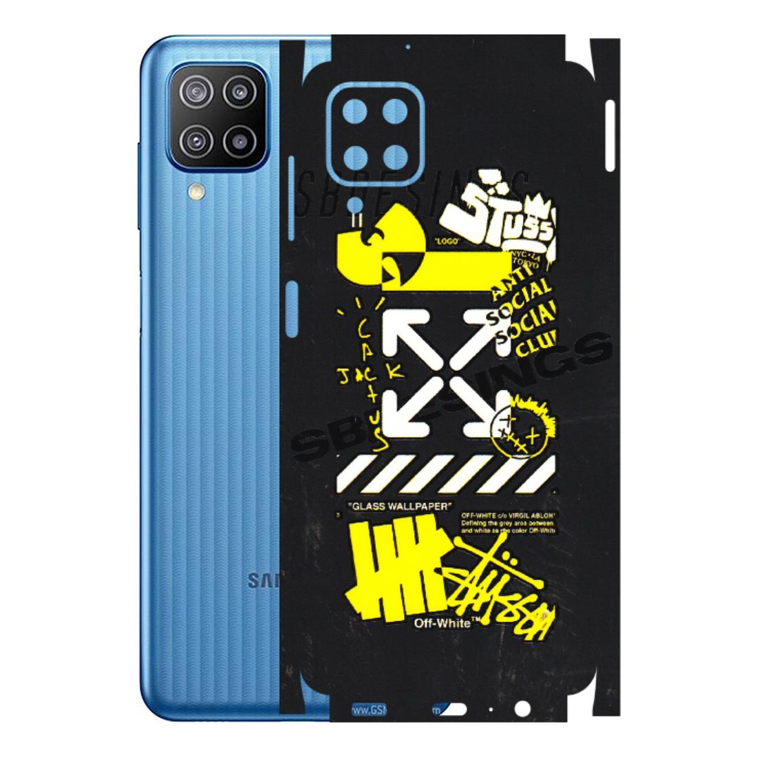 Samsung M/F/Note/Flip and C Phone Skins (All Models) - Anti Social Graffiti - 3D Embossed Finish (L-198) Samsung Galaxy F12