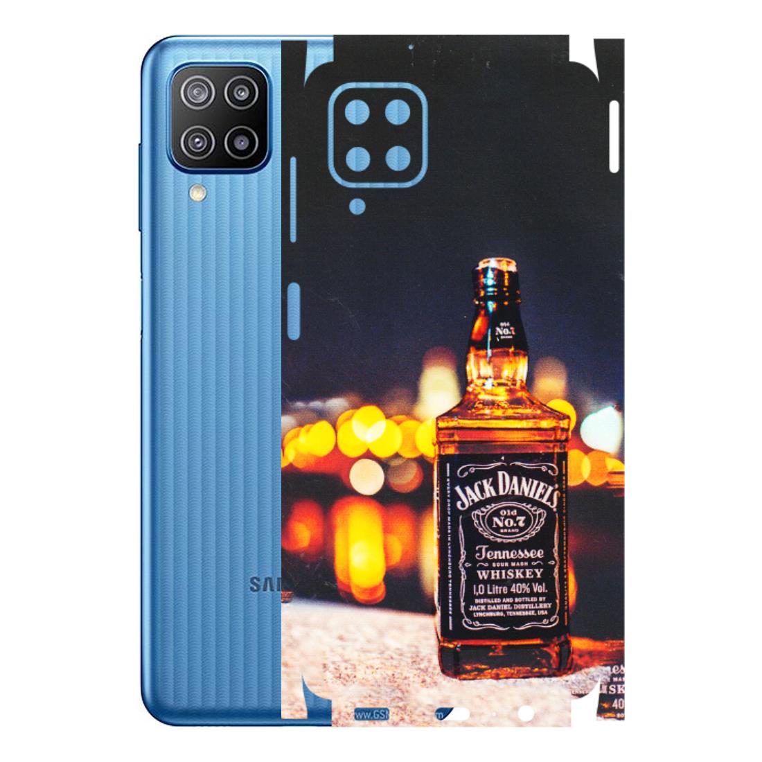 Samsung M/F/Note/Flip and C Phone Skins (All Models) - JD Whiskey Bottle - 3D Embossed Finish (L-20) Samsung Galaxy F12