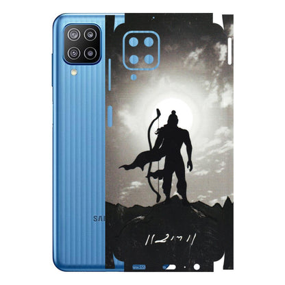 Samsung M/F/Note/Flip and C Phone Skins (All Models) - Jai Siya Ram - 3D Embossed Finish (L-200) Samsung Galaxy F12