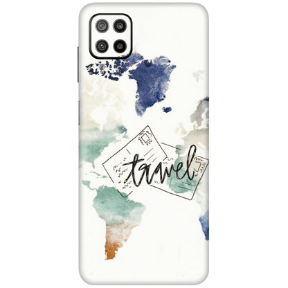 Samsung M/F/Note/Flip and C Phone Skins (All Models) - Travel The World - 3D Embossed Finish (L-232) Samsung Galaxy F12