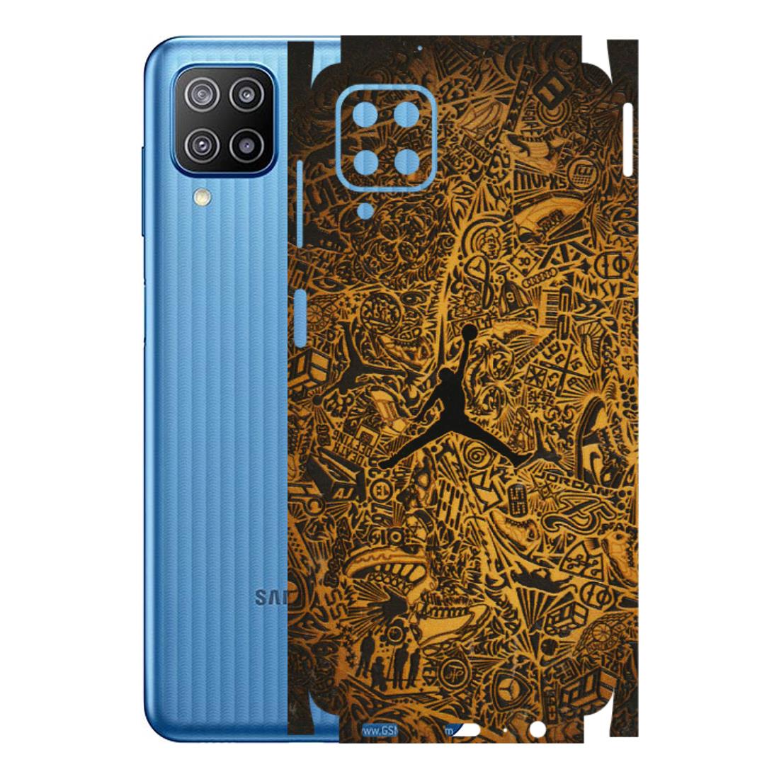 Samsung M/F/Note/Flip and C Phone Skins (All Models) - Premium Gold Basketball Player - 3D Embossed Finish (L-236) Samsung Galaxy F12