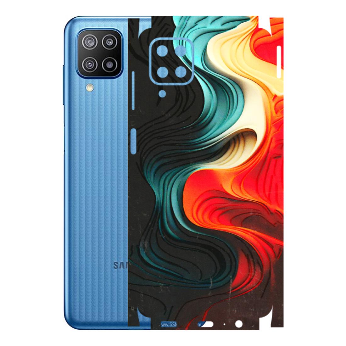 Samsung M/F/Note/Flip and C Phone Skins (All Models) - The Silky Swirl - 3D Embossed Finish (L-240) Samsung Galaxy F12