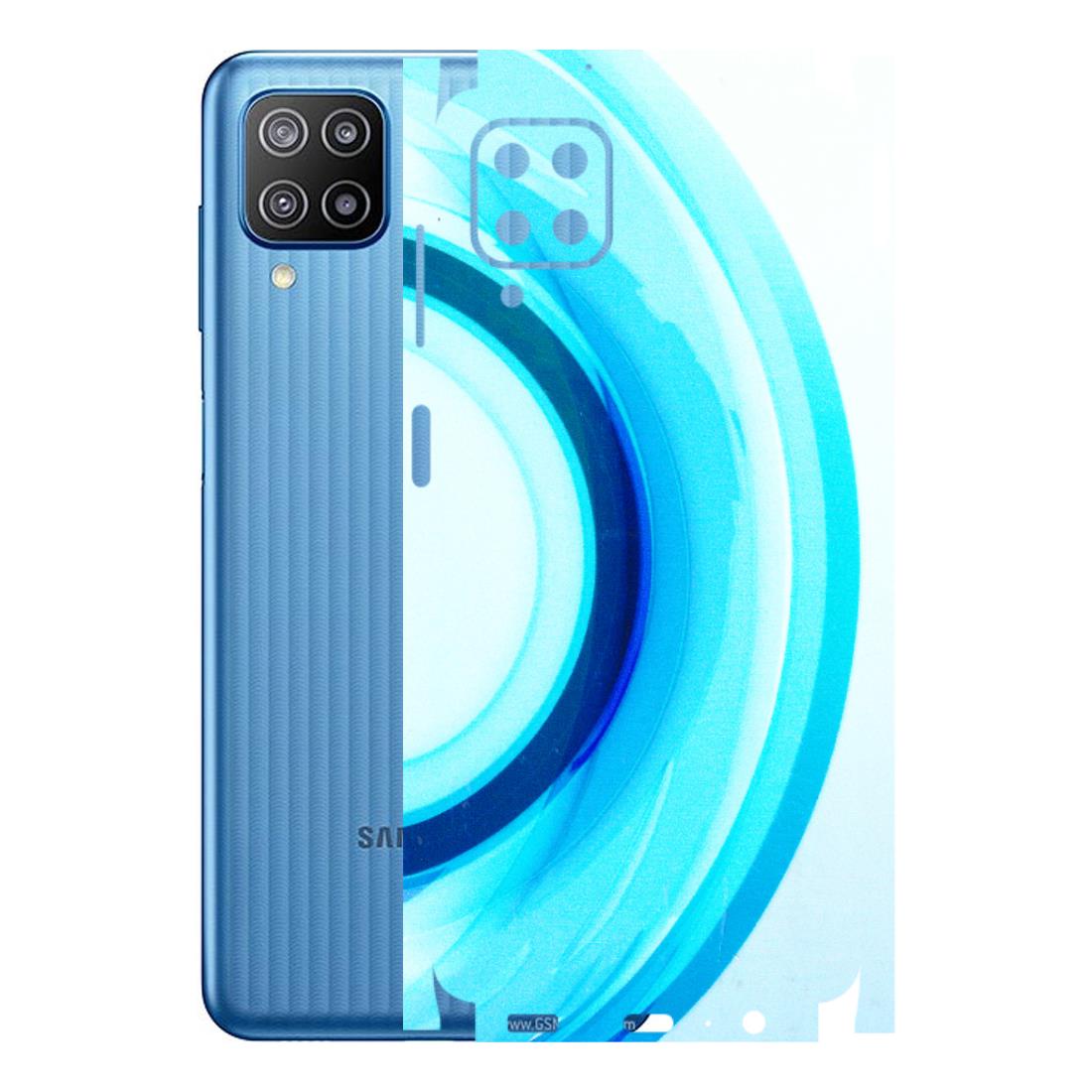 Samsung M/F/Note/Flip and C Phone Skins (All Models) - The Blue Curve - 3D Embossed Finish (L-244) Samsung Galaxy F12