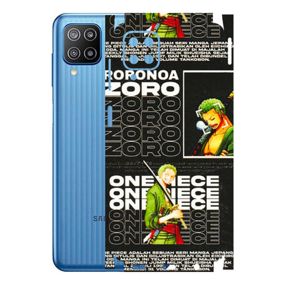 Samsung M/F/Note/Flip and C Phone Skins (All Models) - One Piece Zoro - 3D Embossed Finish (L-250) Samsung Galaxy F12