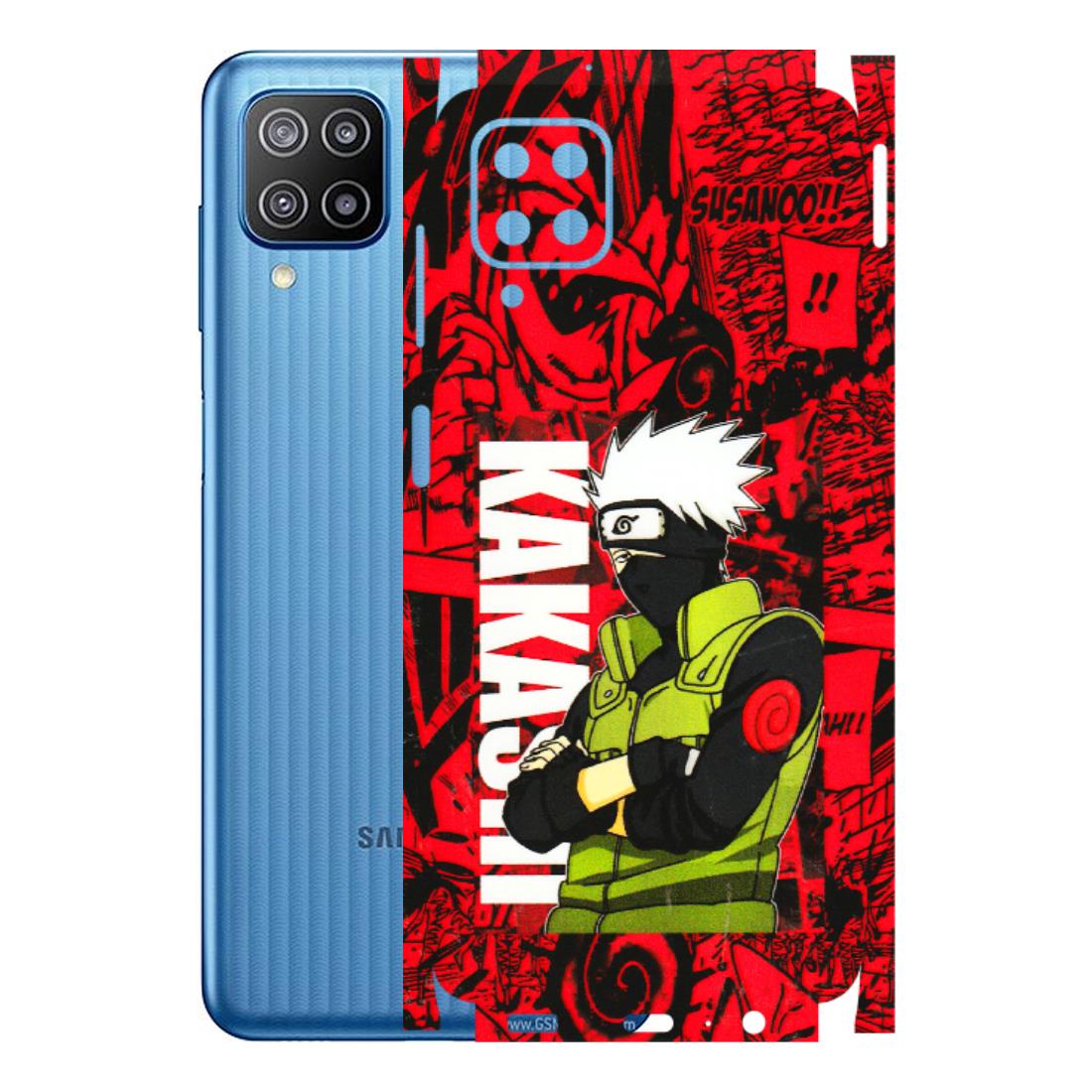 Samsung M/F/Note/Flip and C Phone Skins (All Models) - Kakashi Red Anime - 3D Embossed Finish (L-251) Samsung Galaxy F12
