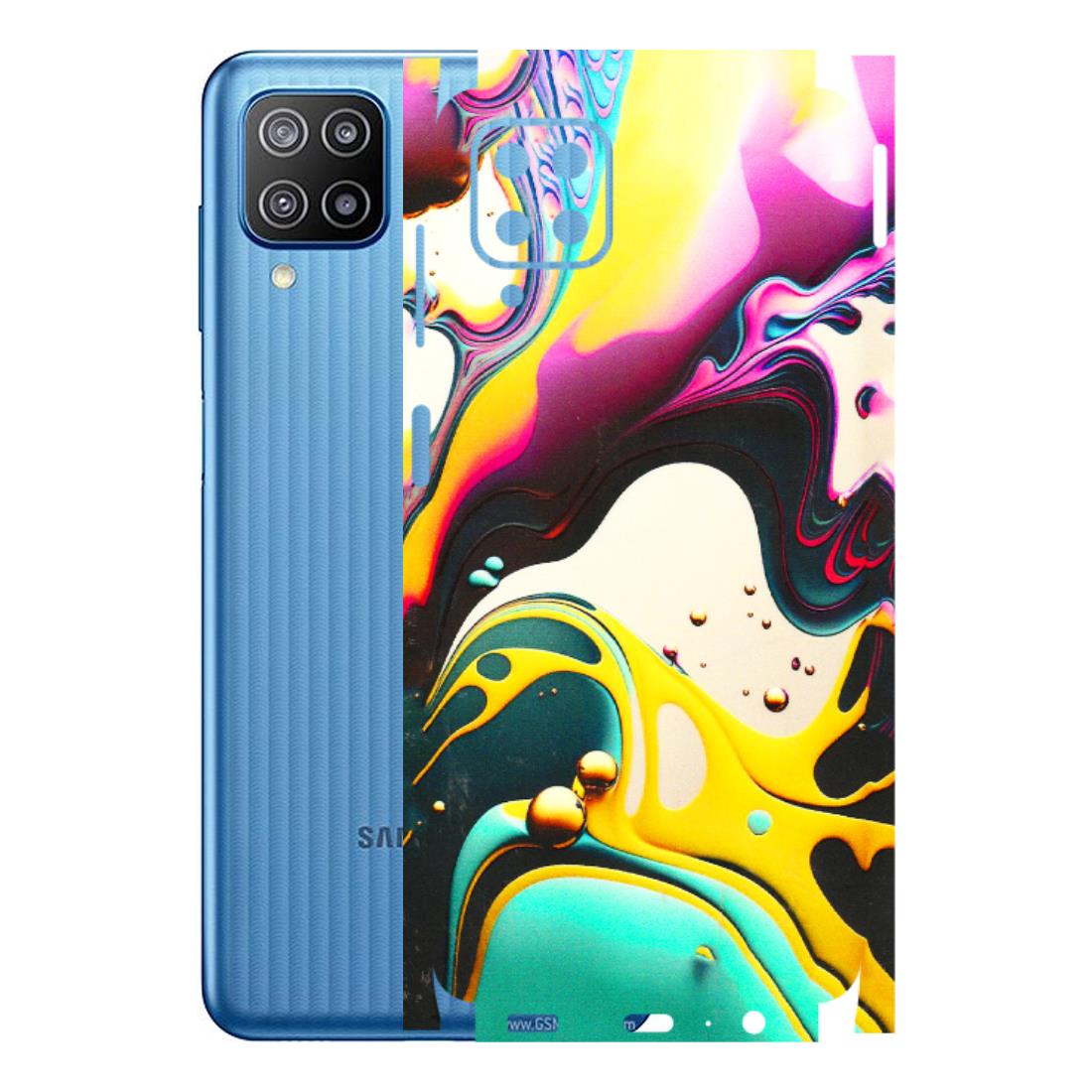 Samsung M/F/Note/Flip and C Phone Skins (All Models) - Multicolor Abstract pattern - 3D Embossed Finish (L-254) Samsung Galaxy F12