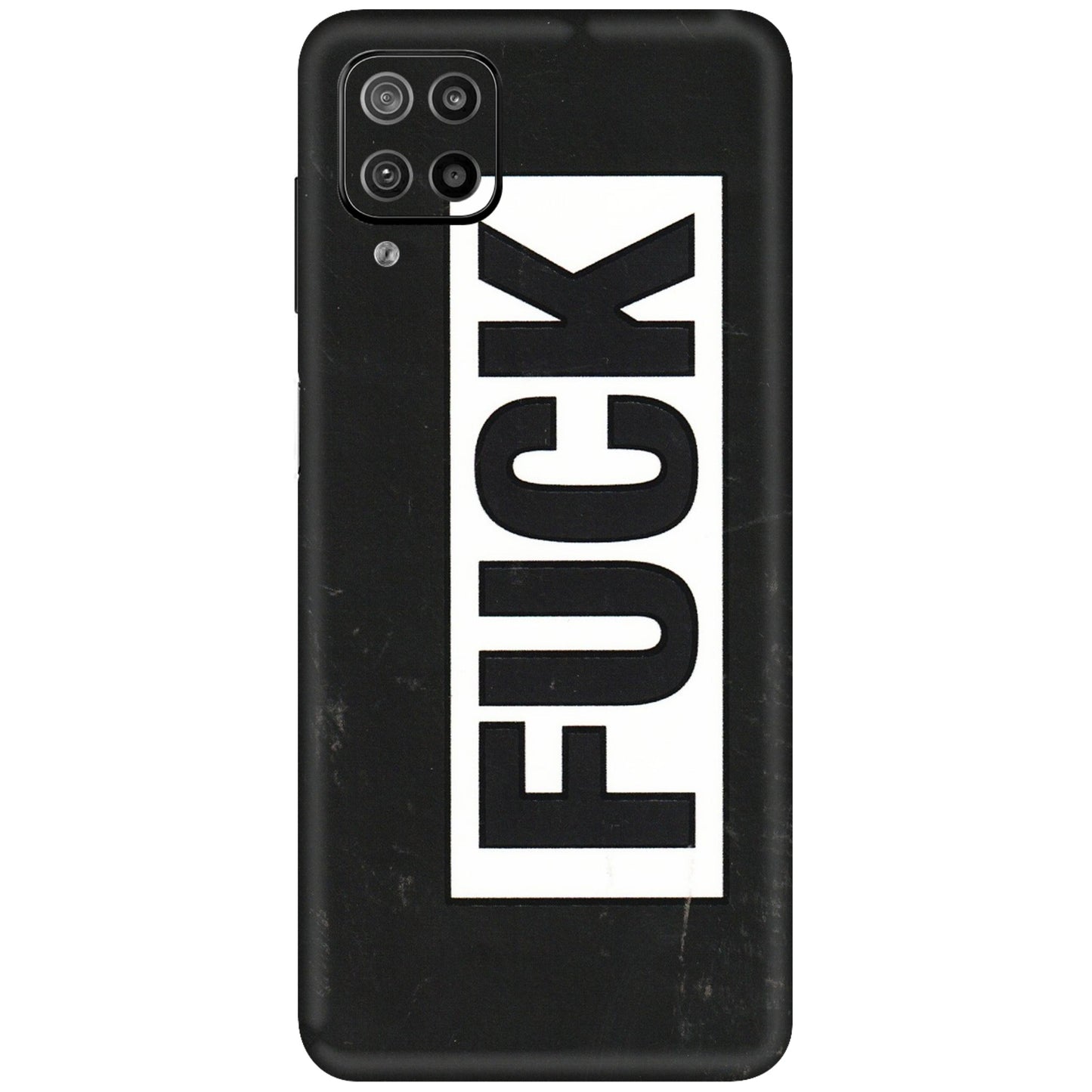 Samsung M/F/Note/Flip and C Phone Skins (All Models) - The F Word - 3D Embossed Finish (L-255) Samsung Galaxy F12