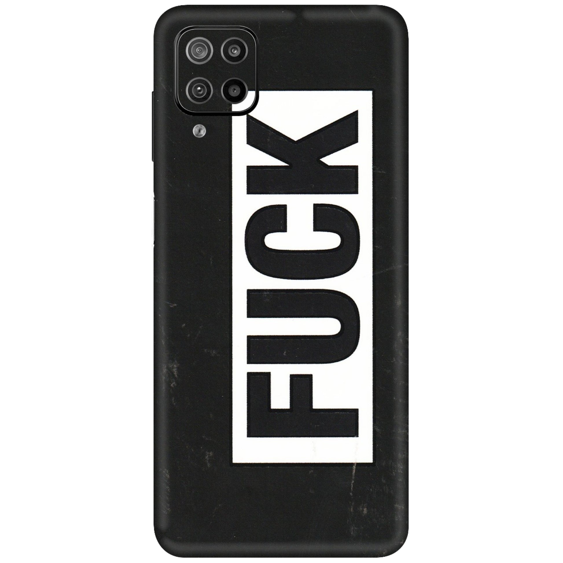 Samsung M/F/Note/Flip and C Phone Skins (All Models) - The F Word - 3D Embossed Finish (L-255) Samsung Galaxy F12