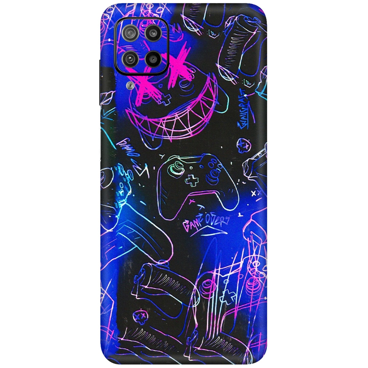 Samsung M/F/Note/Flip and C Phone Skins (All Models) - Gamers Paradise - 3D Embossed Finish (L-258) Samsung Galaxy F12