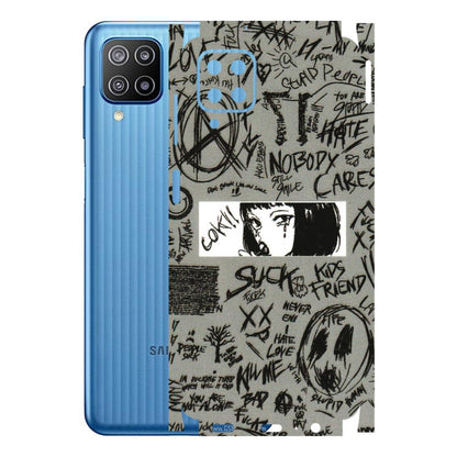 Samsung M/F/Note/Flip and C Phone Skins (All Models) - Never Have Love Anime - 3D Embossed Finish (L-260) Samsung Galaxy F12