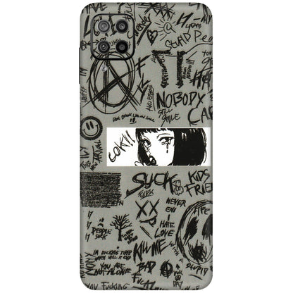 Samsung M/F/Note/Flip and C Phone Skins (All Models) - Never Have Love Anime - 3D Embossed Finish (L-260) Samsung Galaxy F12