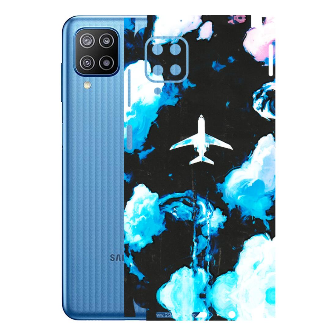 Samsung M/F/Note/Flip and C Phone Skins (All Models) - Travel In Airline - 3D Embossed Finish (L-264) Samsung Galaxy F12