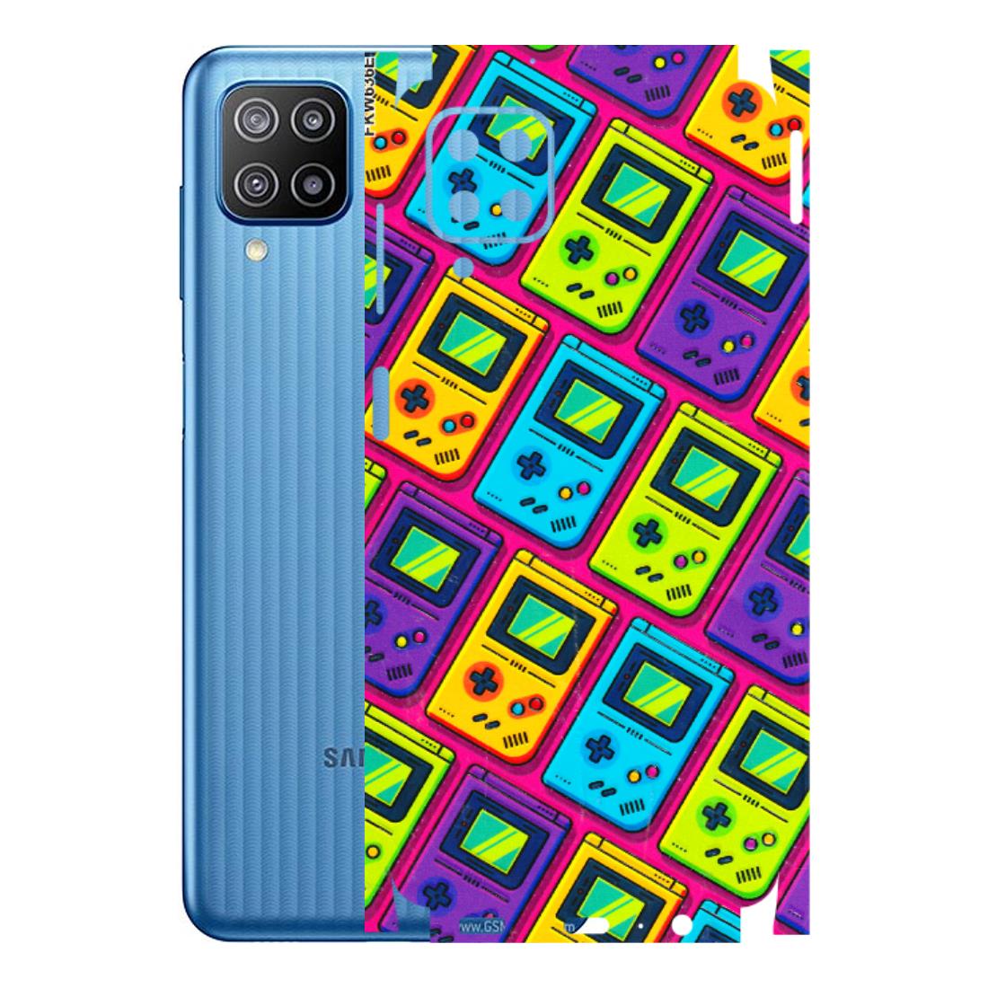 Samsung M/F/Note/Flip and C Phone Skins (All Models) - Gameboy Colourful - 3D Embossed Finish (L-266) Samsung Galaxy F12