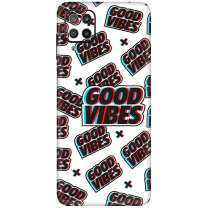 Samsung M/F/Note/Flip and C Phone Skins (All Models) - Good Vibes - 3D Embossed Finish (L-282) Samsung Galaxy F12