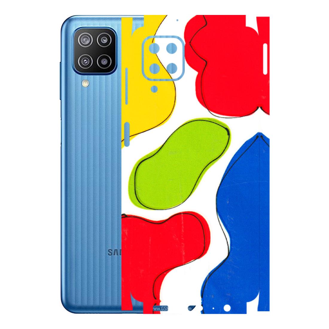 Samsung M/F/Note/Flip and C Phone Skins (All Models) - RGB Colour Paint - 3D Embossed Finish (L-284) Samsung Galaxy F12