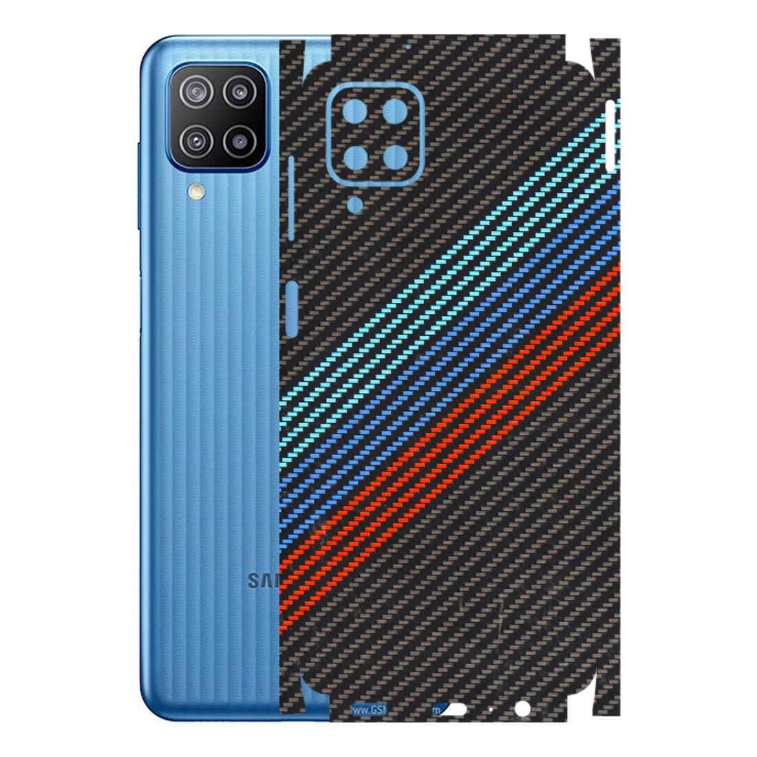 Samsung M/F/Note/Flip and C Phone Skins (All Models) - Carbon BM - 3D Embossed Finish (L-302) Samsung Galaxy F12