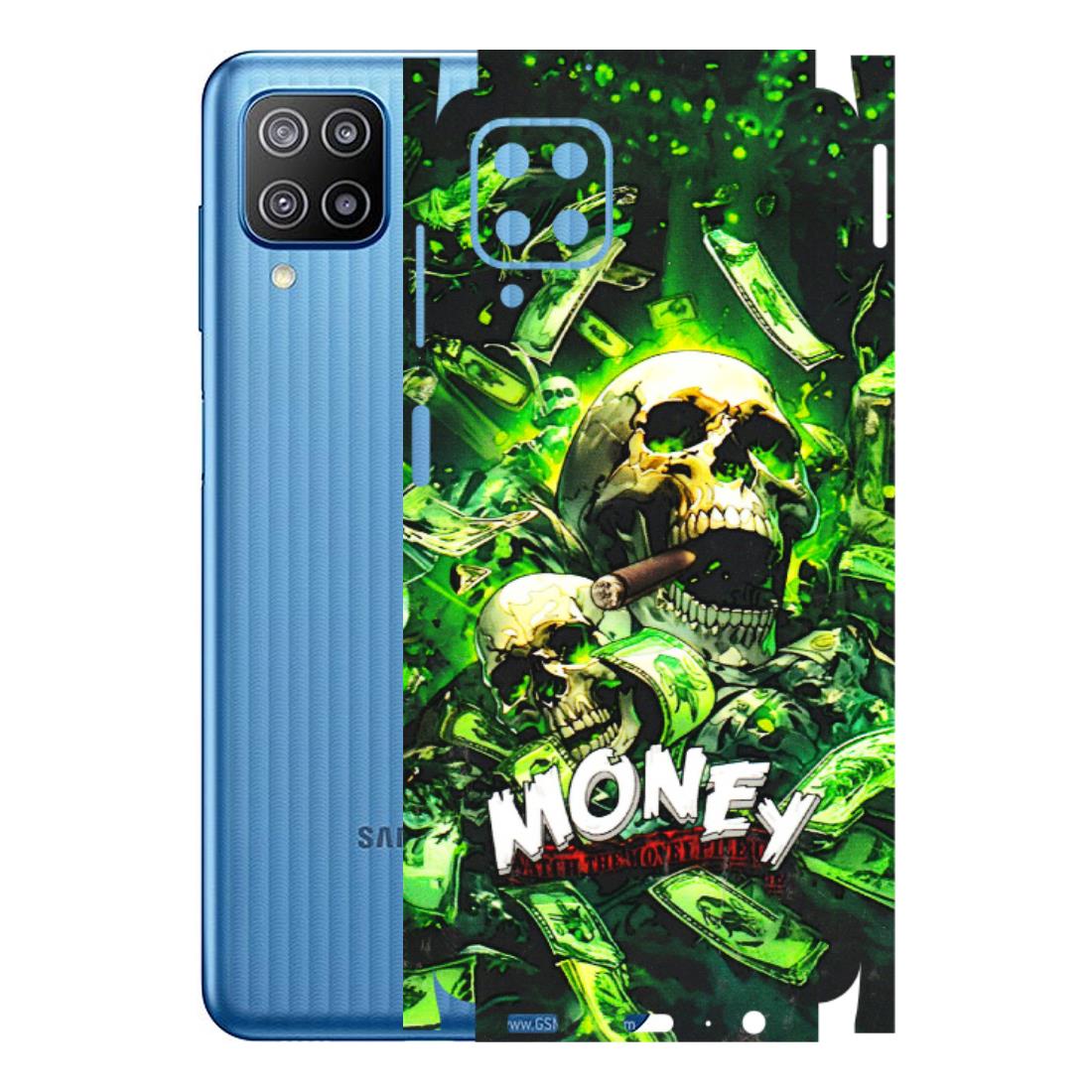 Samsung M/F/Note/Flip and C Phone Skins (All Models) - Skull Money - 3D Embossed Finish (L-303) Samsung Galaxy F12