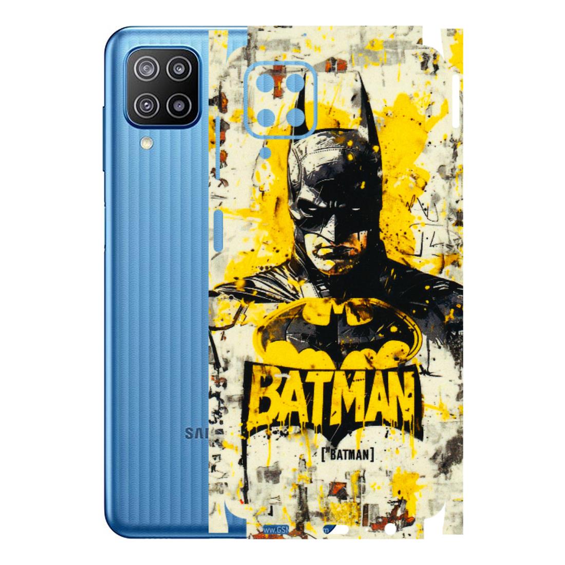 Samsung M/F/Note/Flip and C Phone Skins (All Models) - Batman Yellow BT - 3D Embossed Finish (L-304) Samsung Galaxy F12