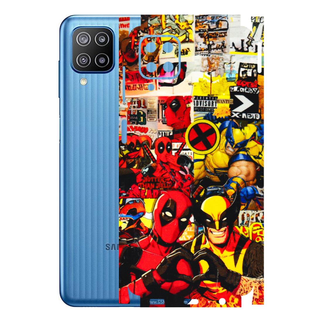 Samsung M/F/Note/Flip and C Phone Skins (All Models) - Spidy Wolverine - 3D Embossed Finish (L-310) Samsung Galaxy F12