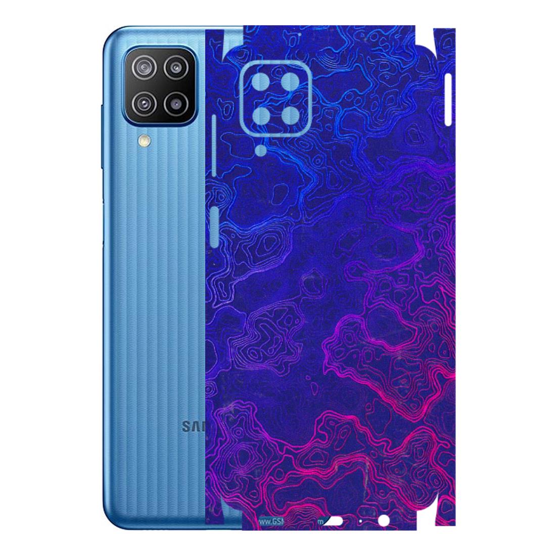 Samsung M/F/Note/Flip and C Phone Skins (All Models) - Purple Ripples Swirl - 3D Embossed Finish (L-314) Samsung Galaxy F12