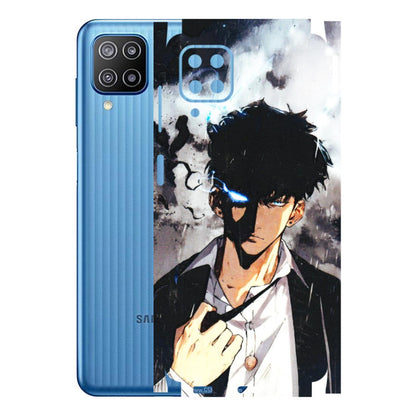 Samsung M/F/Note/Flip and C Phone Skins (All Models) - Sung Jinwoo Manhwa Anime - 3D Embossed Finish (L-328) Samsung Galaxy F12