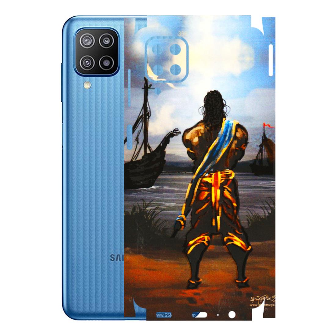 Samsung M/F/Note/Flip and C Phone Skins (All Models) - Heavenly God Figure - 3D Embossed Finish (L-34) Samsung Galaxy F12
