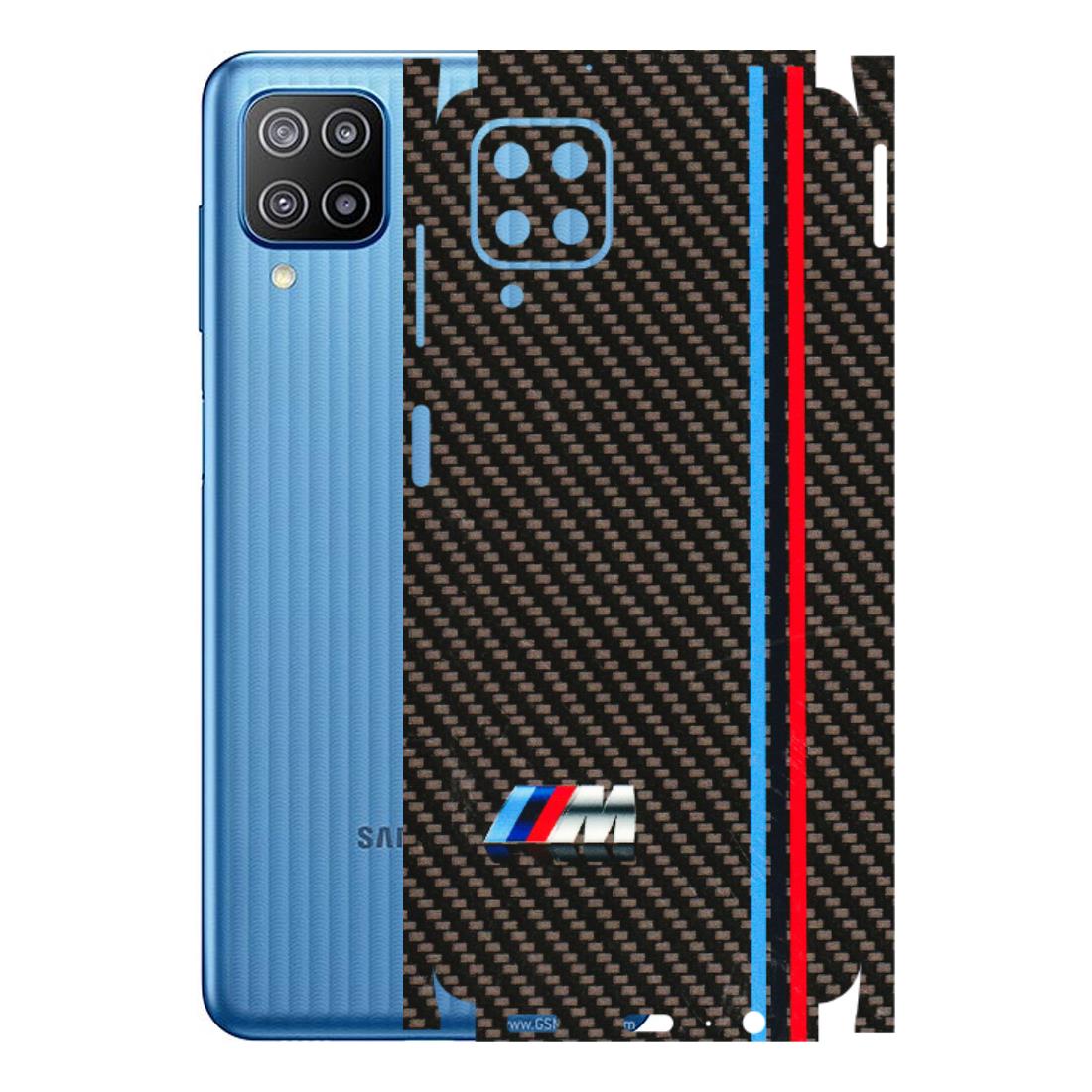 Samsung M/F/Note/Flip and C Phone Skins (All Models) - BM Carbon Fiber Feels - 3D Embossed Finish (L-38) Samsung Galaxy F12