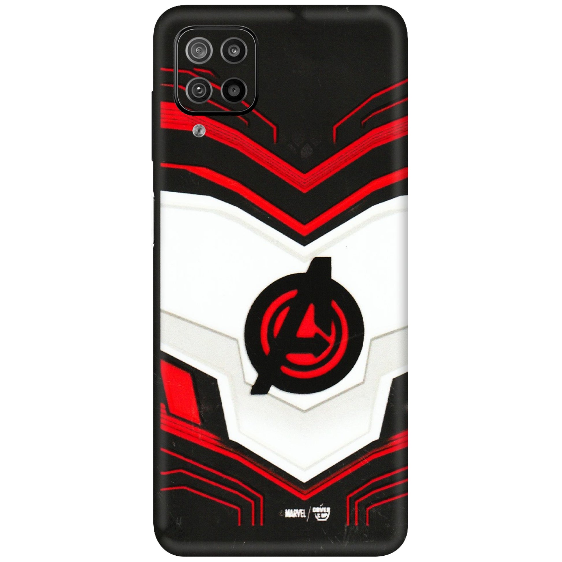 Samsung M/F/Note/Flip and C Phone Skins (All Models) - Avengers Logo - 3D Embossed Finish (L-55) Samsung Galaxy F12