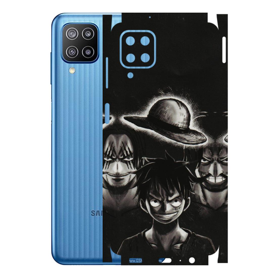 Samsung M/F/Note/Flip and C Phone Skins (All Models) - Black Luffy Hat - 3D Embossed Finish (L-57) Samsung Galaxy F12