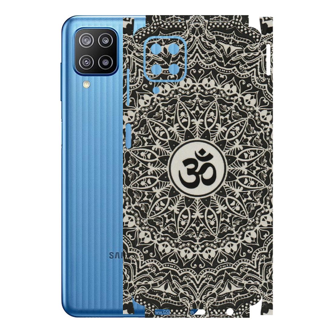 Samsung M/F/Note/Flip and C Phone Skins (All Models) - Aum Elegant Mandala - 3D Embossed Finish (L-62) Samsung Galaxy F12