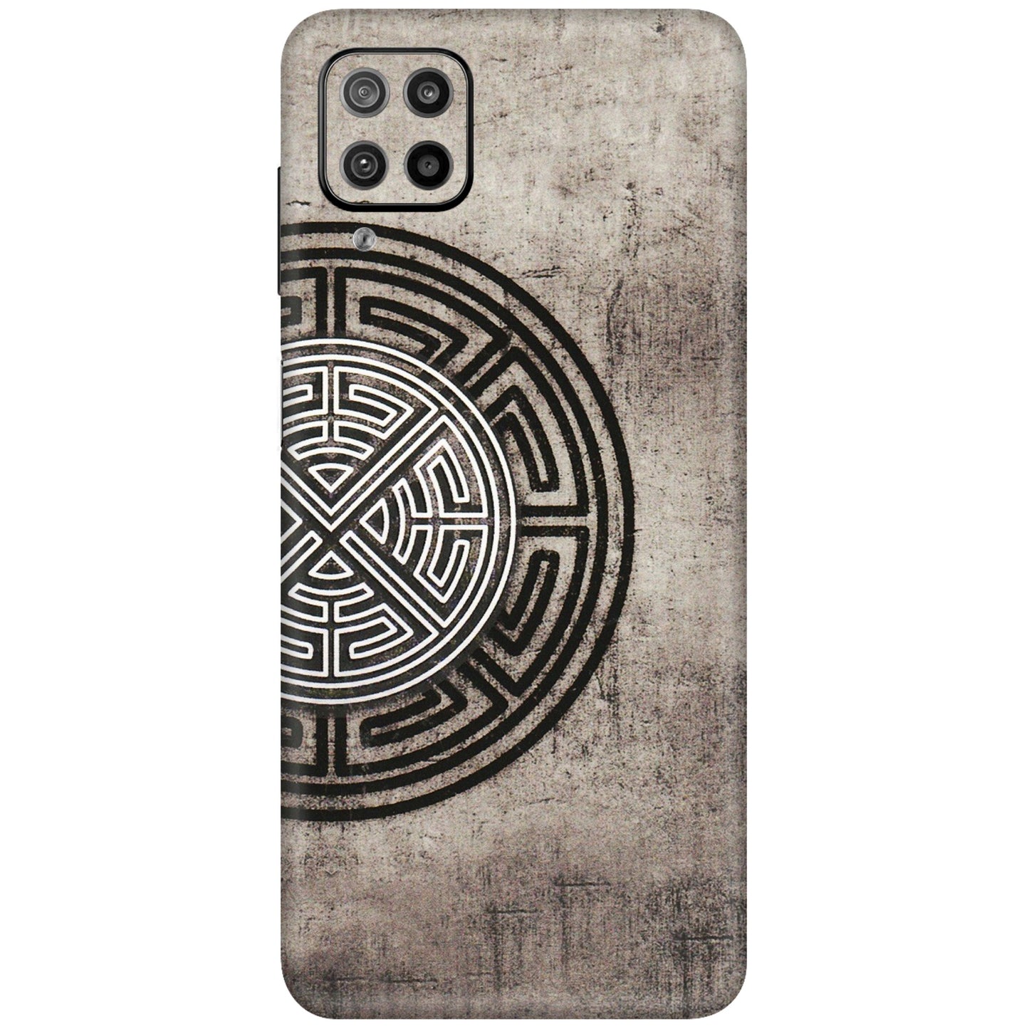 Samsung M/F/Note/Flip and C Phone Skins (All Models) - Mysterious Circular Design - 3D Embossed Finish (L-63) Samsung Galaxy F12
