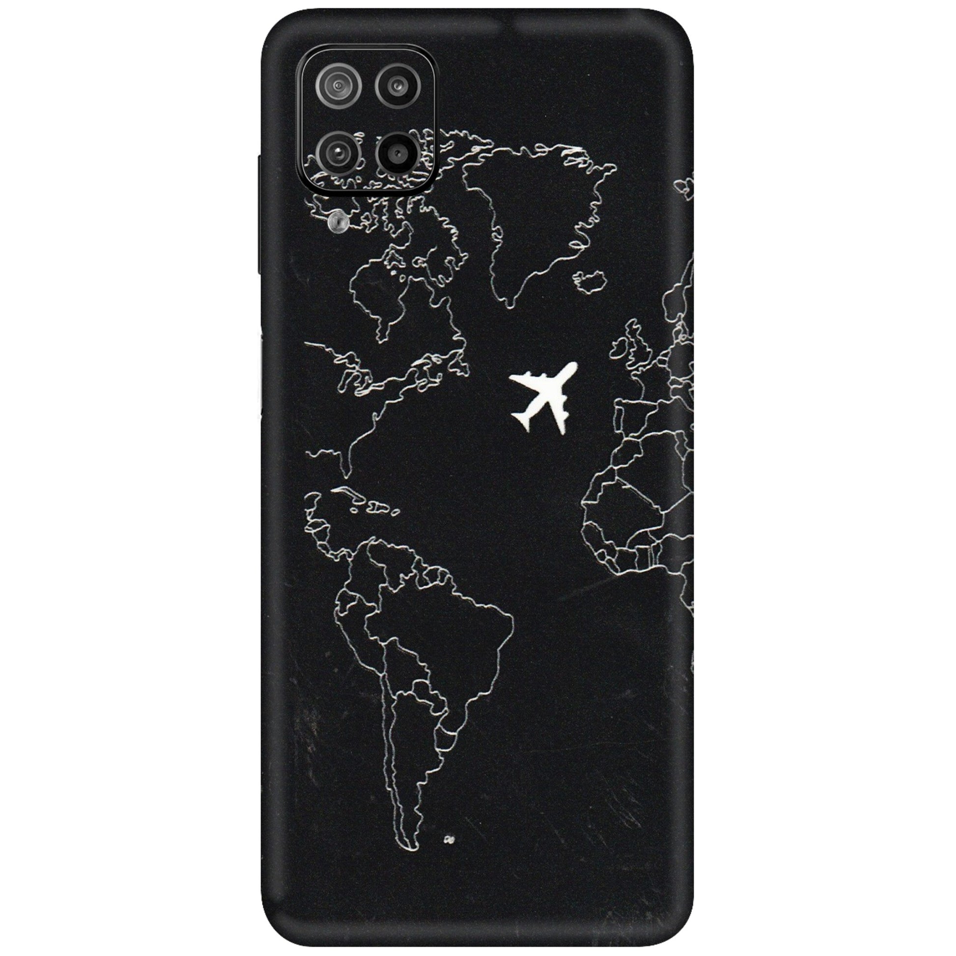 Samsung M/F/Note/Flip and C Phone Skins (All Models) - Never Ending Travel - 3D Embossed Finish (L-79) Samsung Galaxy F12
