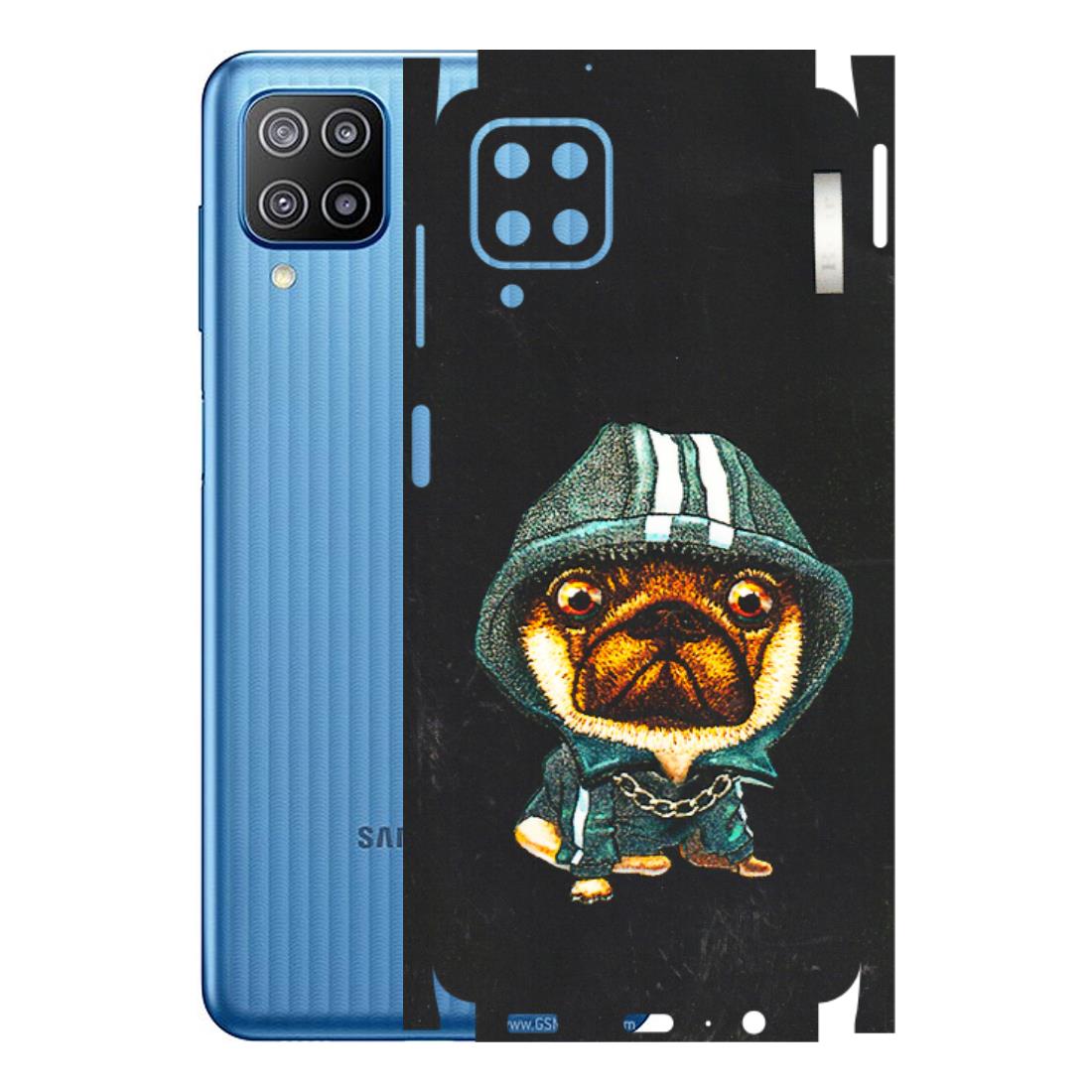 Samsung M/F/Note/Flip and C Phone Skins (All Models) - Puppy N Hoodie - 3D Embossed Finish (L-90) Samsung Galaxy F12