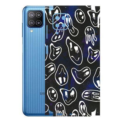 Samsung M/F/Note/Flip and C Phone Skins (All Models) - Distorted Smileys - 3D Embossed Finish (L-92) Samsung Galaxy F12