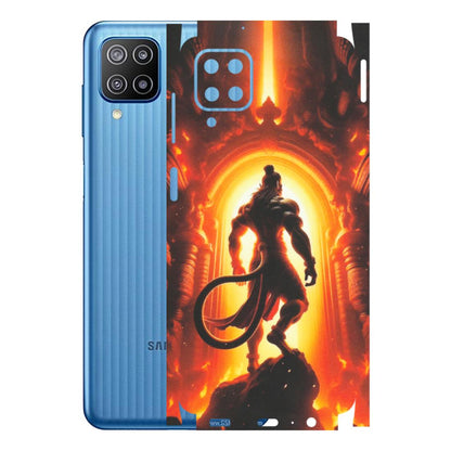 Samsung M/F/Note/Flip and C Phone Skins (All Models) - HanumanJi - Matte Finish (M-06) Samsung Galaxy F12