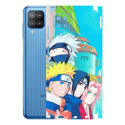 Samsung M/F/Note/Flip and C Phone Skins (All Models) - Team Minato And Kakashi - Matte Finish (M-101) Samsung Galaxy F12