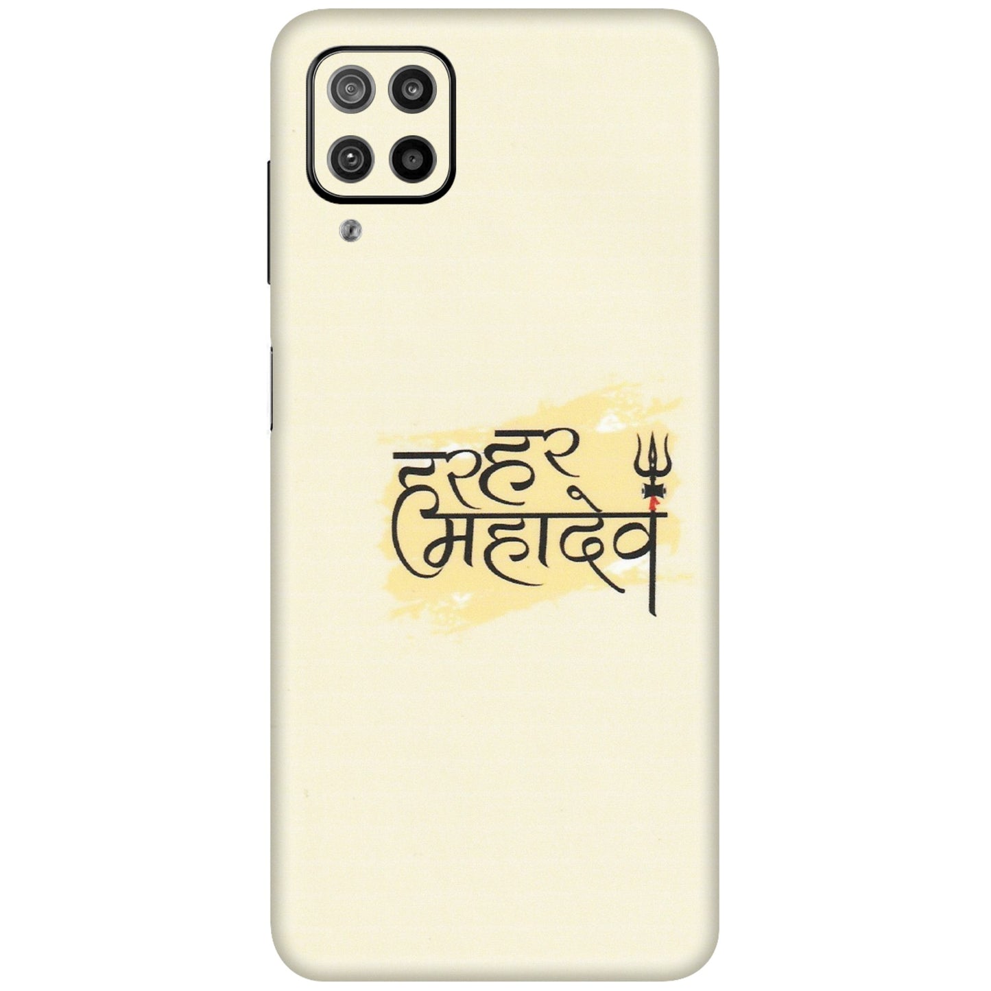 Samsung M/F/Note/Flip and C Phone Skins (All Models) - Har Har Mahadev - Matte Finish (M-10) Samsung Galaxy F12