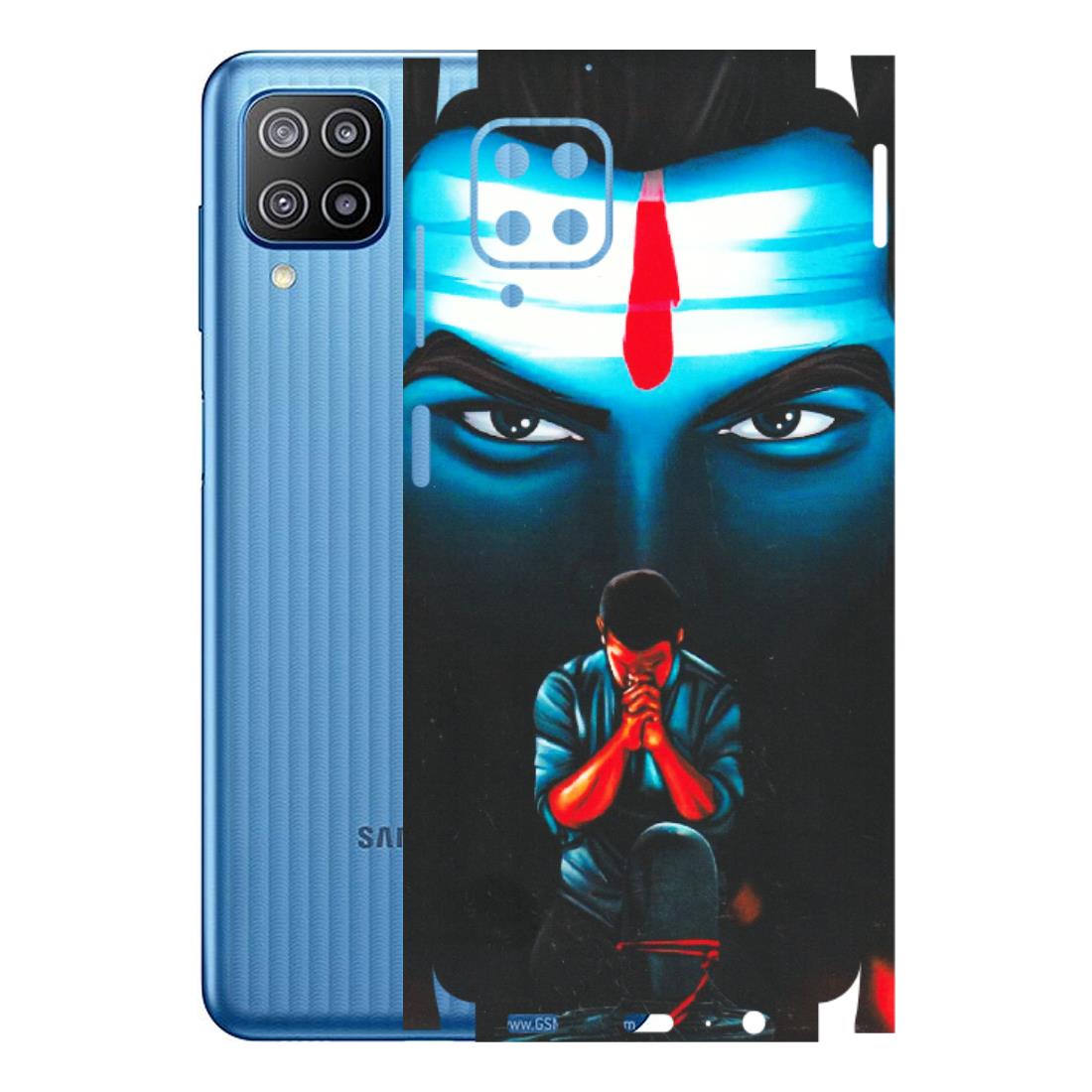 Samsung M/F/Note/Flip and C Phone Skins (All Models) - Mahakal Bhakt - Matte Finish (M-112) Samsung Galaxy F12