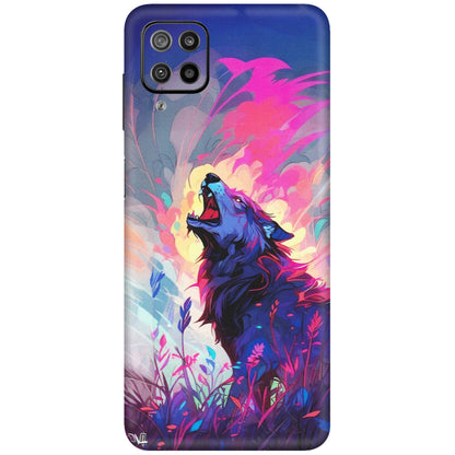 Samsung M/F/Note/Flip and C Phone Skins (All Models) - New Wild Wolf Abstract - Matte Finish (M-125) Samsung Galaxy F12