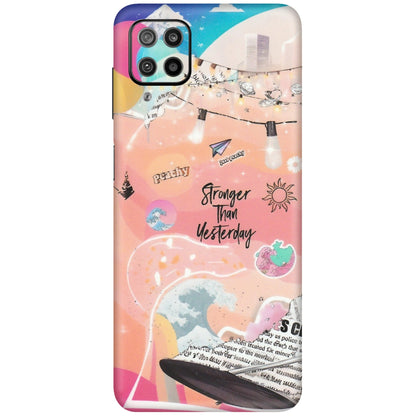 Samsung M/F/Note/Flip and C Phone Skins (All Models) - Stronger Then Yesterday - Matte Finish (M-128) Samsung Galaxy F12