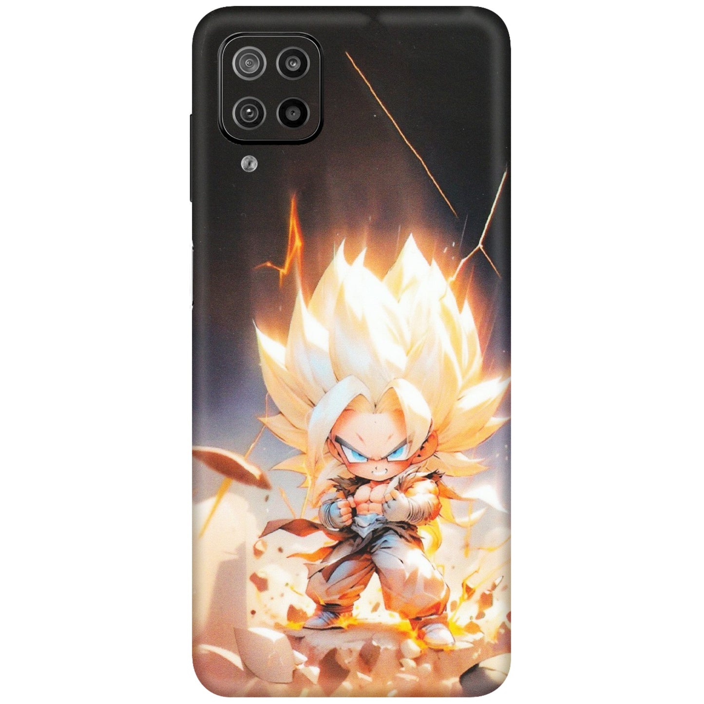 Samsung M/F/Note/Flip and C Phone Skins (All Models) - Goku Dragon Cute Anime - Matte Finish (M-131) Samsung Galaxy F12