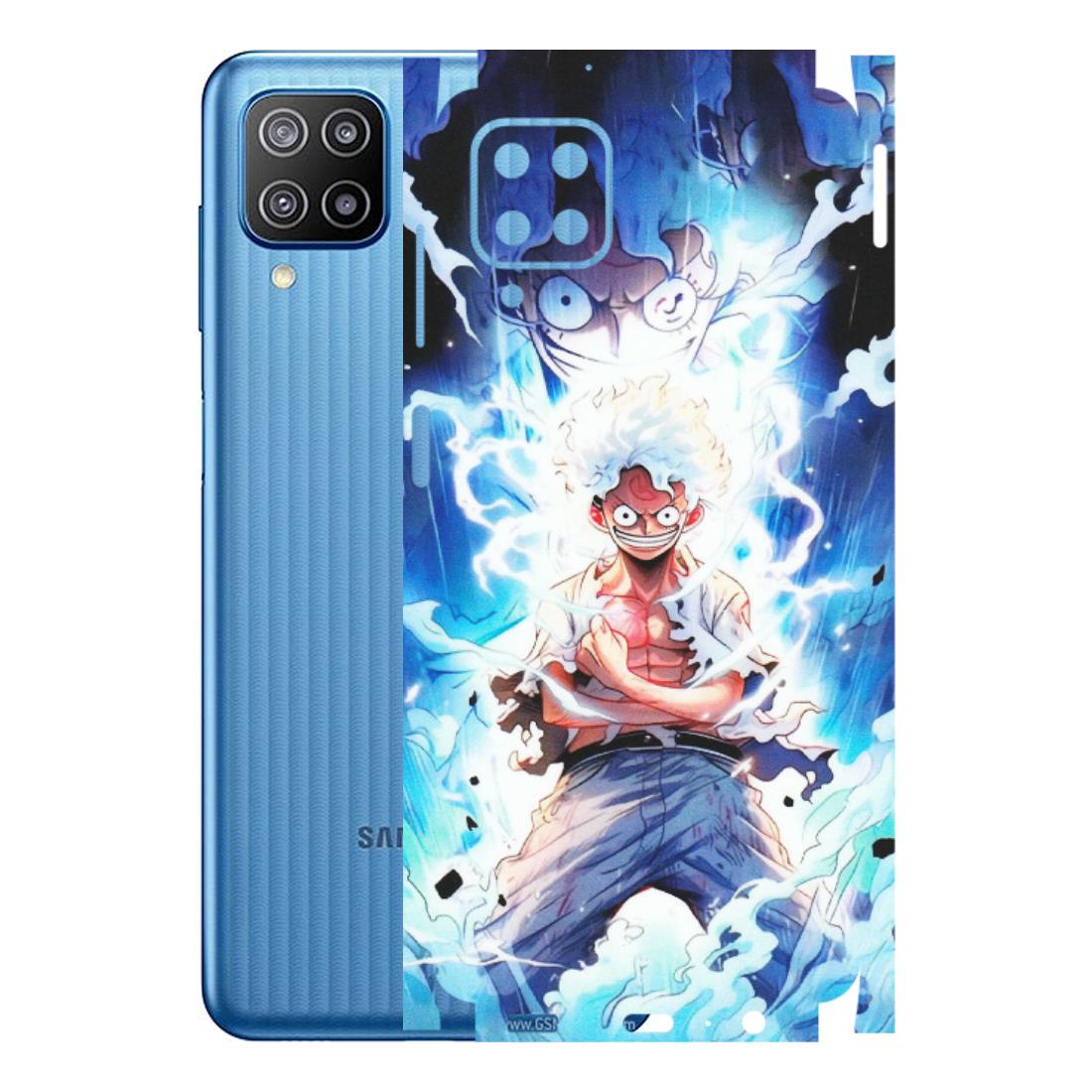 Samsung M/F/Note/Flip and C Phone Skins (All Models) - Blue Thunder Luffy Anime - Matte Finish (M-132) Samsung Galaxy F12