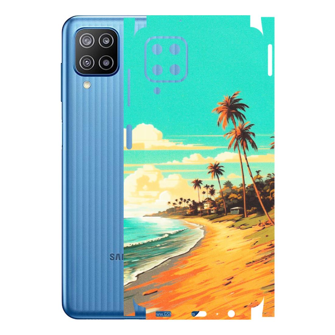 Samsung M/F/Note/Flip and C Phone Skins (All Models) - Miami Beach - Matte Finish (M-136) Samsung Galaxy F12
