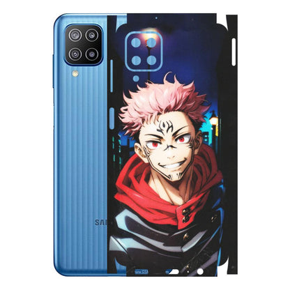 Samsung M/F/Note/Flip and C Phone Skins (All Models) - Yuji Itadori Funny Face Anime - Matte Finish (M-152) Samsung Galaxy F12