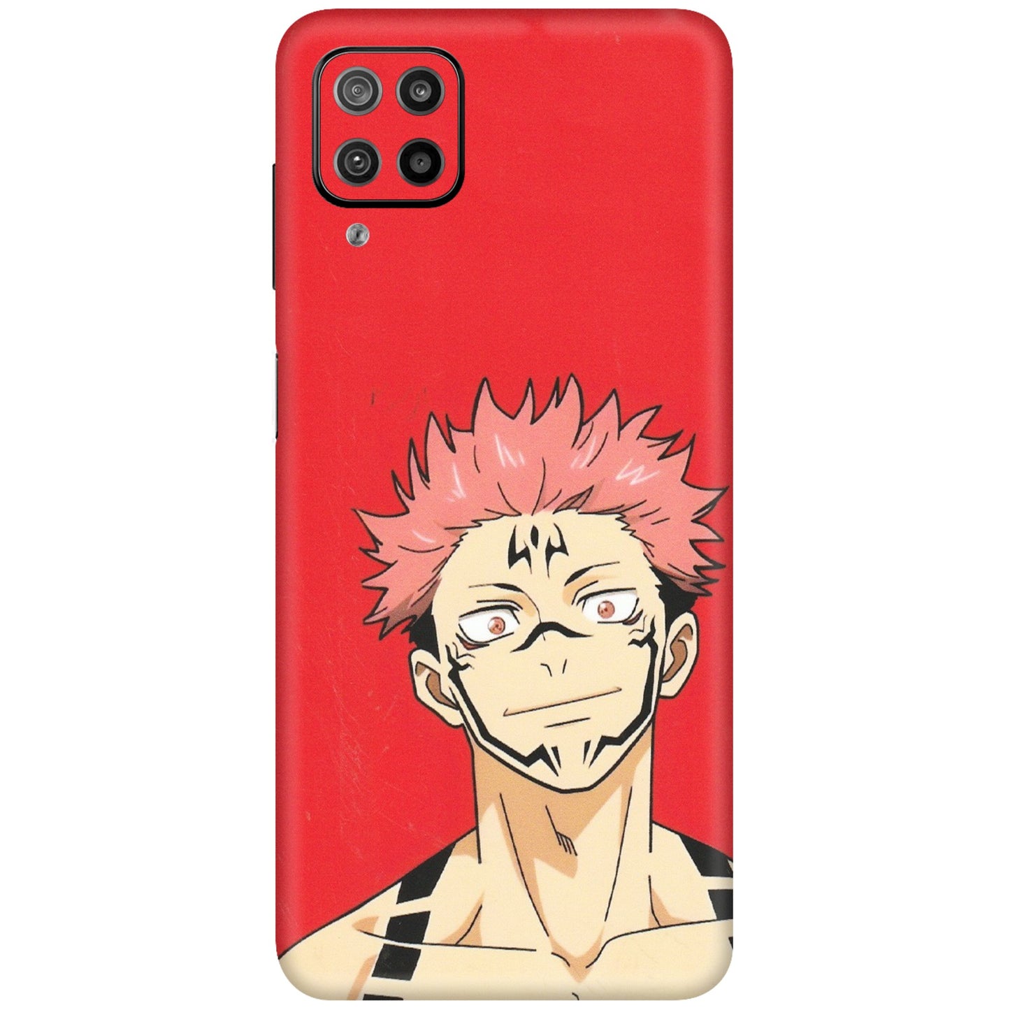Samsung M/F/Note/Flip and C Phone Skins (All Models) - Ryomen Sukuna Fun Anime - Matte Finish (M-153) Samsung Galaxy F12