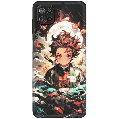 Samsung M/F/Note/Flip and C Phone Skins (All Models) - Tanjiro Demon Slayer Anime - Matte Finish (M-158) Samsung Galaxy F12