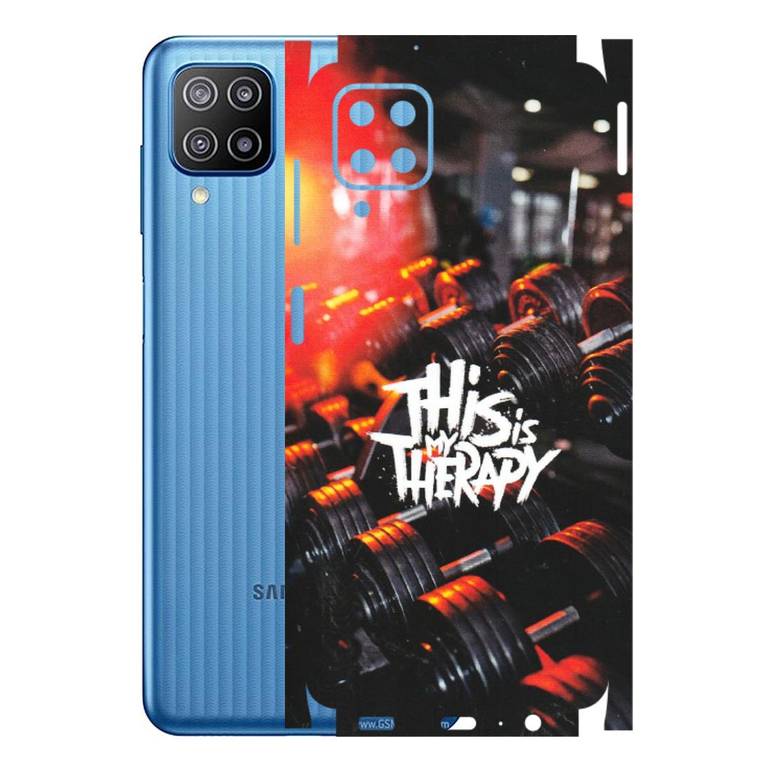Samsung M/F/Note/Flip and C Phone Skins (All Models) - GYM Lover Therapy - Matte Finish (M-160) Samsung Galaxy F12